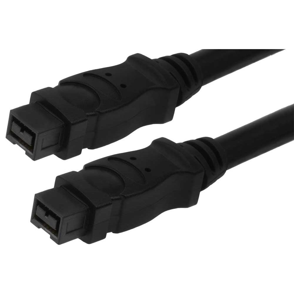 A FireWire 800 connector — a small squarish plug