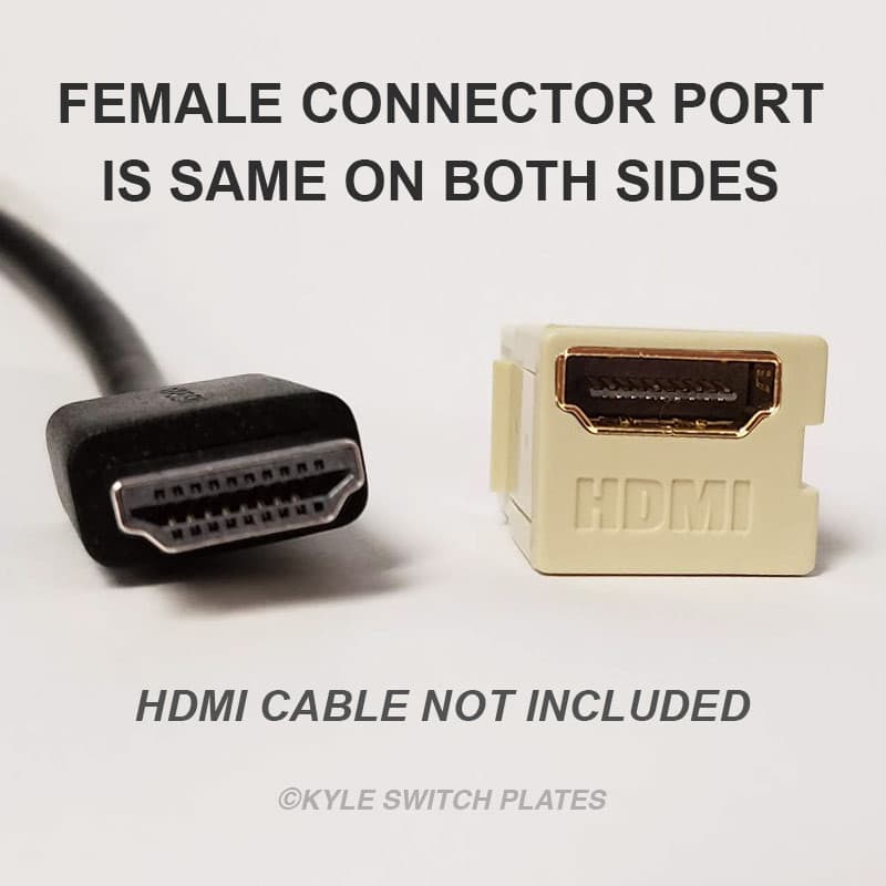 An HDMI connector — a wide flat trapezoid plug